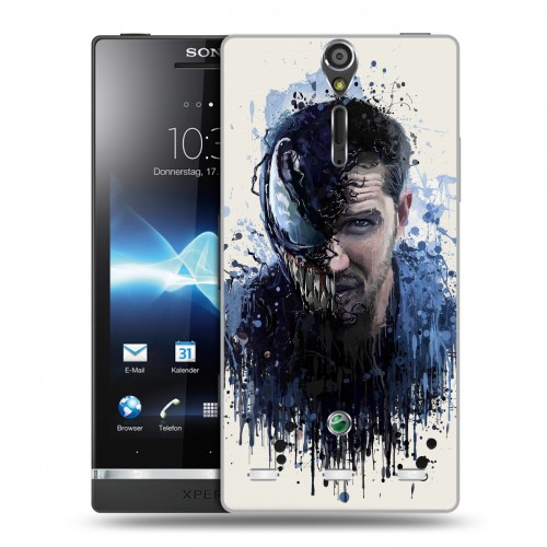 Дизайнерский пластиковый чехол для Sony Xperia S Веном (2018)