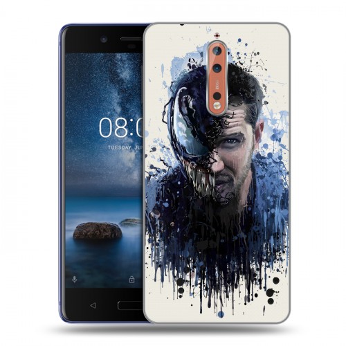 Дизайнерский пластиковый чехол для Nokia 8 Веном (2018)