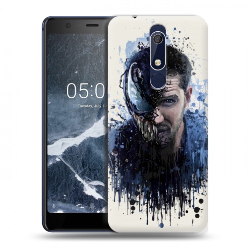 Дизайнерский пластиковый чехол для Nokia 5.1 Веном (2018)