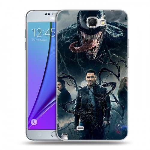 Дизайнерский пластиковый чехол для Samsung Galaxy Note 2 Веном (2018)