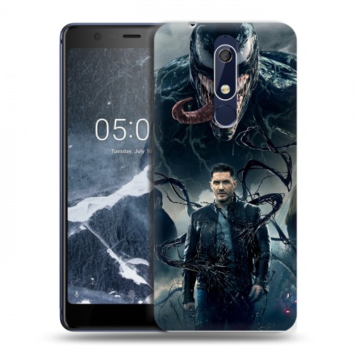 Дизайнерский пластиковый чехол для Nokia 5.1 Веном (2018)