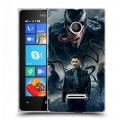 Дизайнерский пластиковый чехол для Microsoft Lumia 435 Веном (2018)