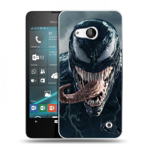 Дизайнерский пластиковый чехол для Microsoft Lumia 550 Веном (2018)