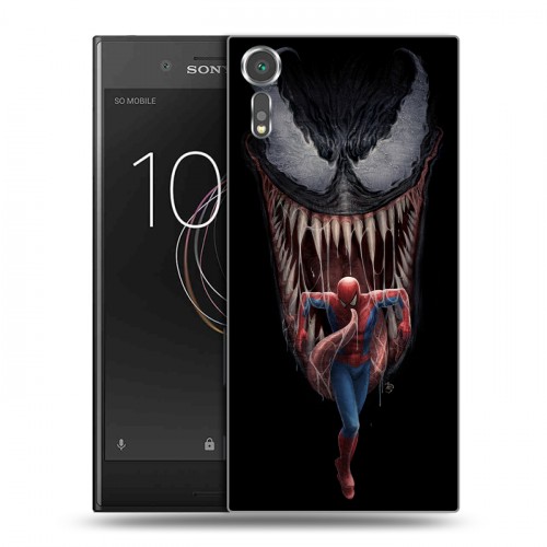 Дизайнерский пластиковый чехол для Sony Xperia XZs Веном (2018)