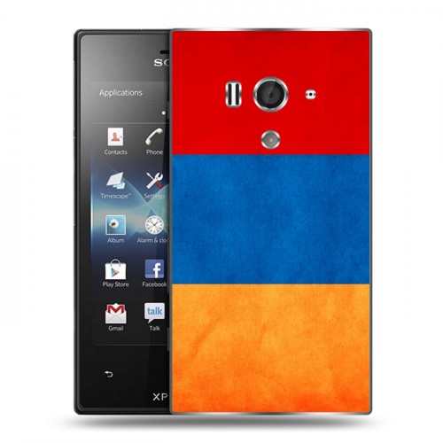 Дизайнерский пластиковый чехол для Sony Xperia acro S Армения