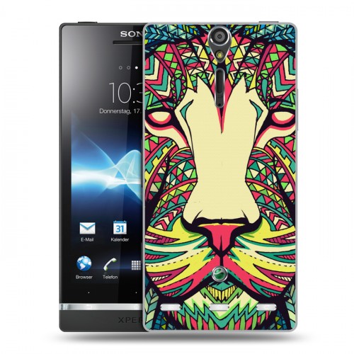 Дизайнерский пластиковый чехол для Sony Xperia S Животные ацтеков