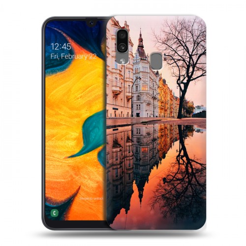 Дизайнерский силиконовый чехол для Samsung Galaxy A30 Креативный принт