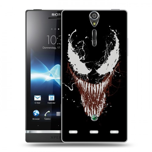 Дизайнерский пластиковый чехол для Sony Xperia S Веном