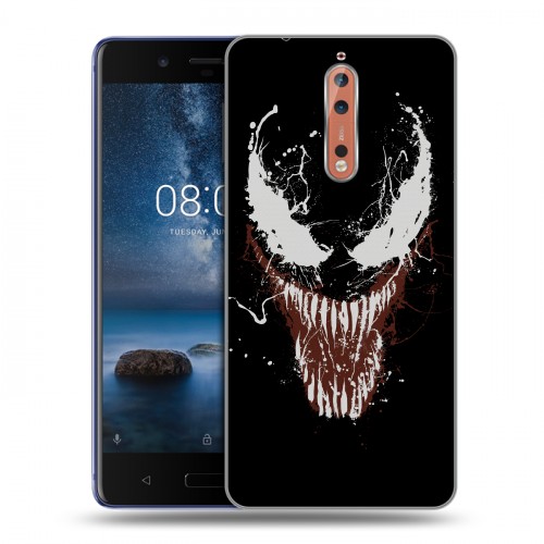 Дизайнерский пластиковый чехол для Nokia 8 Веном