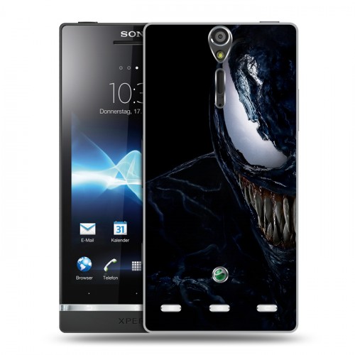 Дизайнерский пластиковый чехол для Sony Xperia S Веном