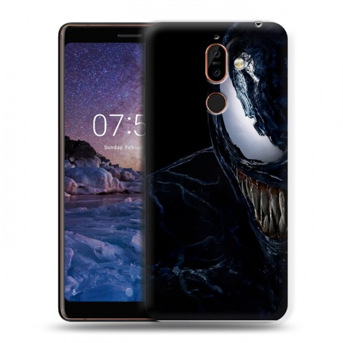 Дизайнерский пластиковый чехол для Nokia 7 Plus Веном