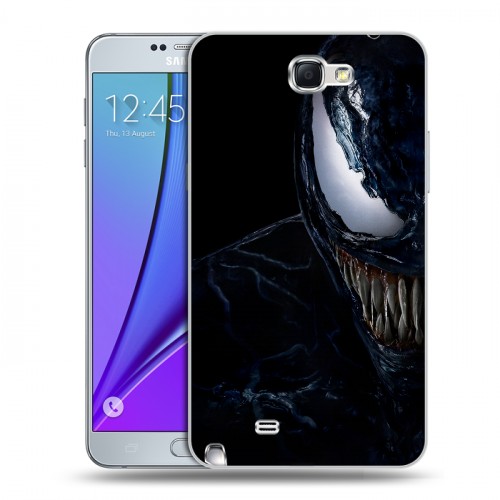 Дизайнерский пластиковый чехол для Samsung Galaxy Note 2 Веном