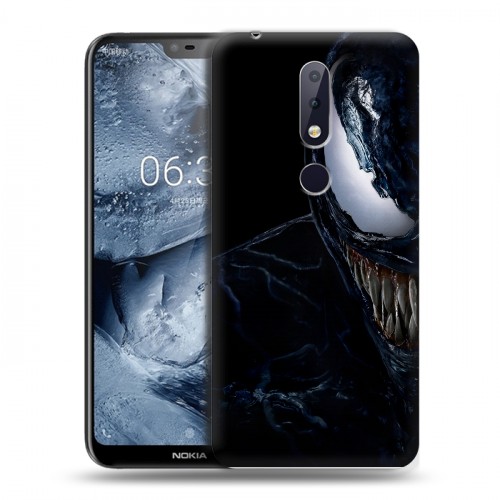 Дизайнерский пластиковый чехол для Nokia 6.1 Plus Веном