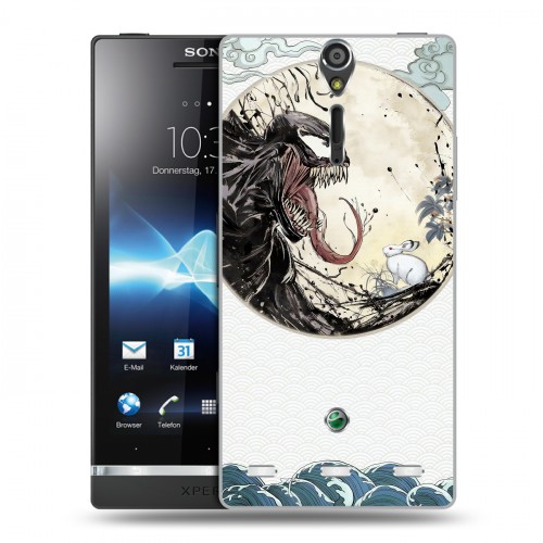 Дизайнерский пластиковый чехол для Sony Xperia S Веном