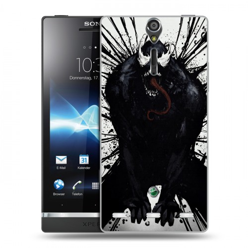 Дизайнерский пластиковый чехол для Sony Xperia S Веном