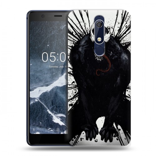 Дизайнерский пластиковый чехол для Nokia 5.1 Веном