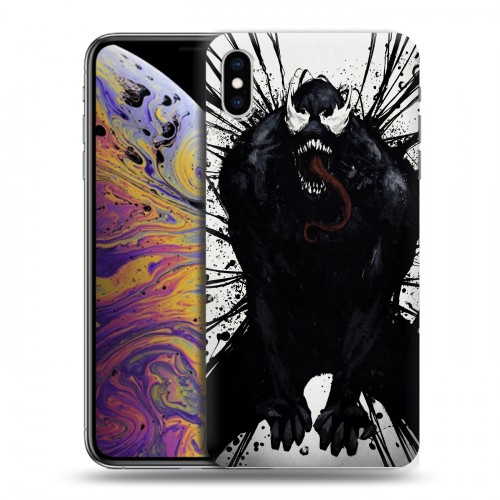 Дизайнерский силиконовый чехол для Iphone Xs Max Веном