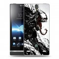 Дизайнерский пластиковый чехол для Sony Xperia S Веном