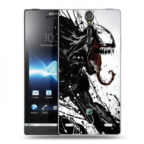 Дизайнерский пластиковый чехол для Sony Xperia S Веном