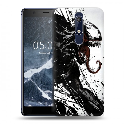 Дизайнерский пластиковый чехол для Nokia 5.1 Веном