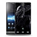 Дизайнерский пластиковый чехол для Sony Xperia S Веном