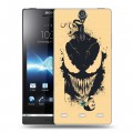 Дизайнерский пластиковый чехол для Sony Xperia S Веном