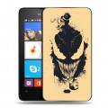 Дизайнерский силиконовый чехол для Microsoft Lumia 430 Dual SIM Веном