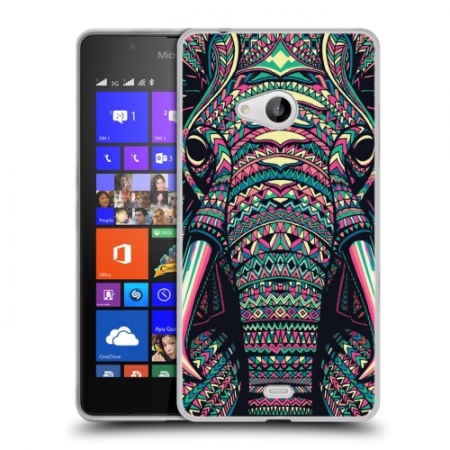 Дизайнерский пластиковый чехол для Microsoft Lumia 540 Животные ацтеков