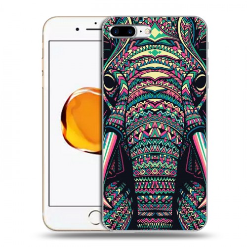 Дизайнерский силиконовый чехол для Iphone 7 Plus / 8 Plus Животные ацтеков