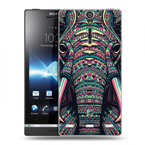 Дизайнерский пластиковый чехол для Sony Xperia S Животные ацтеков