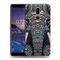 Дизайнерский пластиковый чехол для Nokia 7 Plus Животные ацтеков