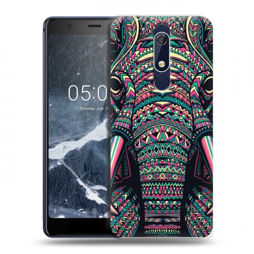 Дизайнерский пластиковый чехол для Nokia 5.1 Животные ацтеков