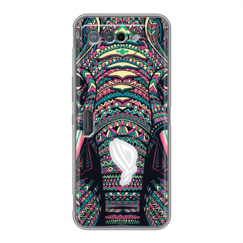 Дизайнерский пластиковый чехол для ASUS ROG Phone 7 Животные ацтеков