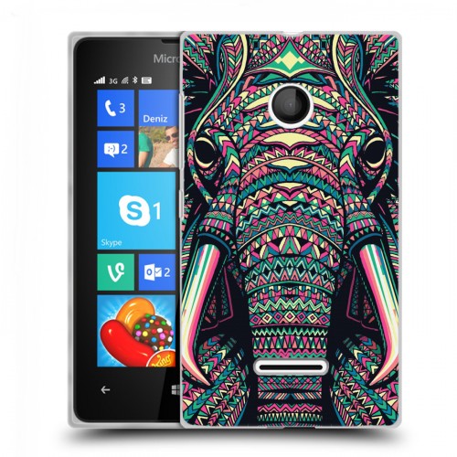 Дизайнерский пластиковый чехол для Microsoft Lumia 435 Животные ацтеков