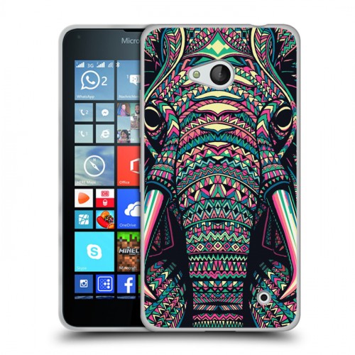 Дизайнерский пластиковый чехол для Microsoft Lumia 640 Животные ацтеков