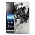 Дизайнерский пластиковый чехол для Sony Xperia S Веном