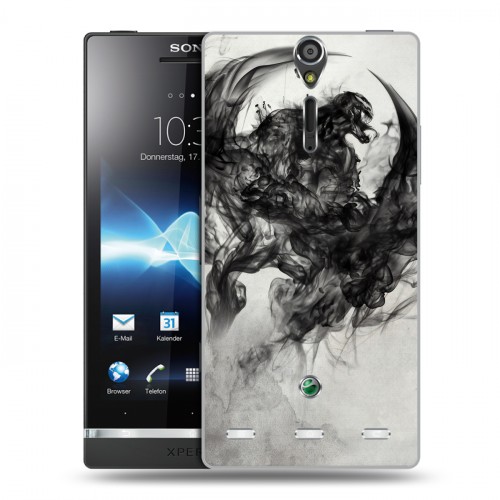 Дизайнерский пластиковый чехол для Sony Xperia S Веном