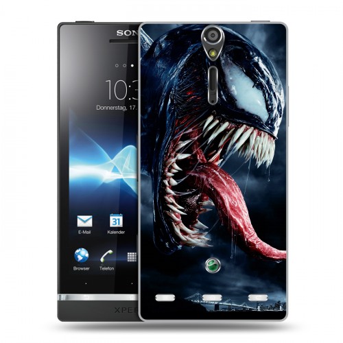 Дизайнерский пластиковый чехол для Sony Xperia S Веном