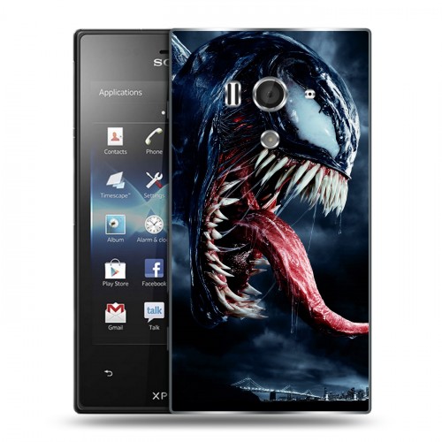 Дизайнерский пластиковый чехол для Sony Xperia acro S Веном