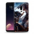 Дизайнерский пластиковый чехол для Meizu 15 Plus Хищник (2018)