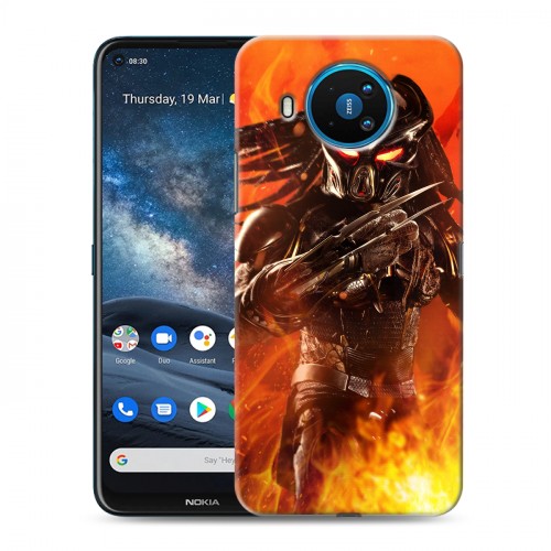 Дизайнерский силиконовый чехол для Nokia 8.3 Хищник (2018)