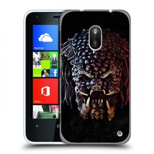 Дизайнерский пластиковый чехол для Nokia Lumia 620 Хищник (2018)