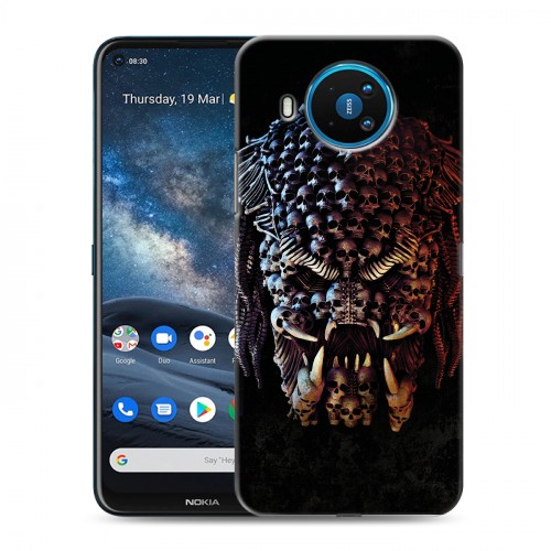 Дизайнерский силиконовый чехол для Nokia 8.3 Хищник (2018)