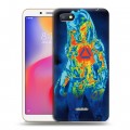 Дизайнерский пластиковый чехол для Xiaomi RedMi 6A Хищник (2018)