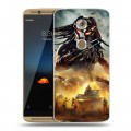 Дизайнерский пластиковый чехол для ZTE Axon 7 Хищник (2018)