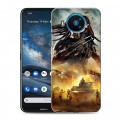 Дизайнерский силиконовый чехол для Nokia 8.3 Хищник (2018)