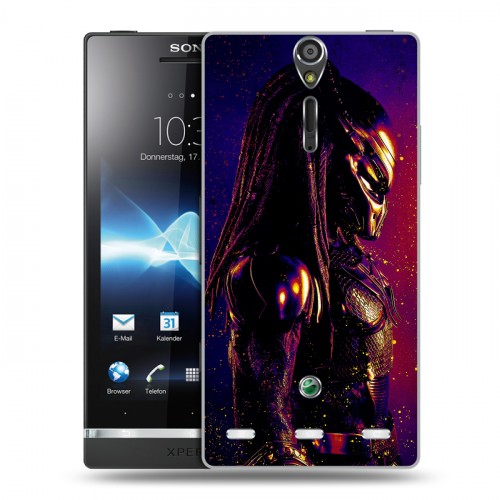 Дизайнерский пластиковый чехол для Sony Xperia S Хищник (2018)