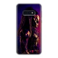 Дизайнерский силиконовый чехол для Samsung Galaxy S10e Хищник (2018)