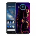 Дизайнерский силиконовый чехол для Nokia 8.3 Хищник (2018)