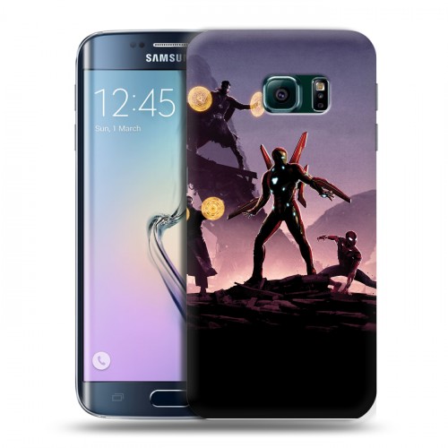 Дизайнерский пластиковый чехол для Samsung Galaxy S6 Edge Мстители: Война бесконечности